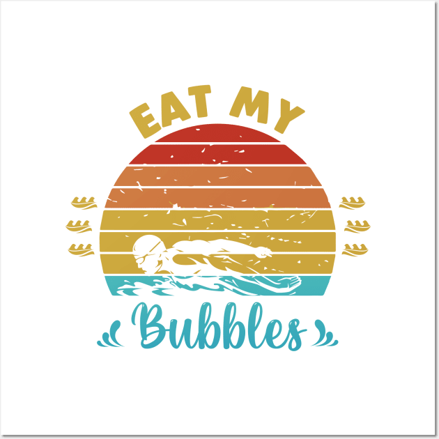 Eat my bubbles Wall Art by Swimarts